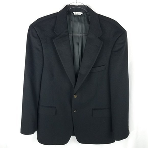 W.H. Belk coat black 100% cashmere suit/sports‎ jacket 42Reg